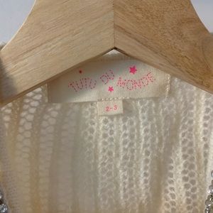 NWT size 2/3 Tutu Du Monde Baby's Breath Shrug